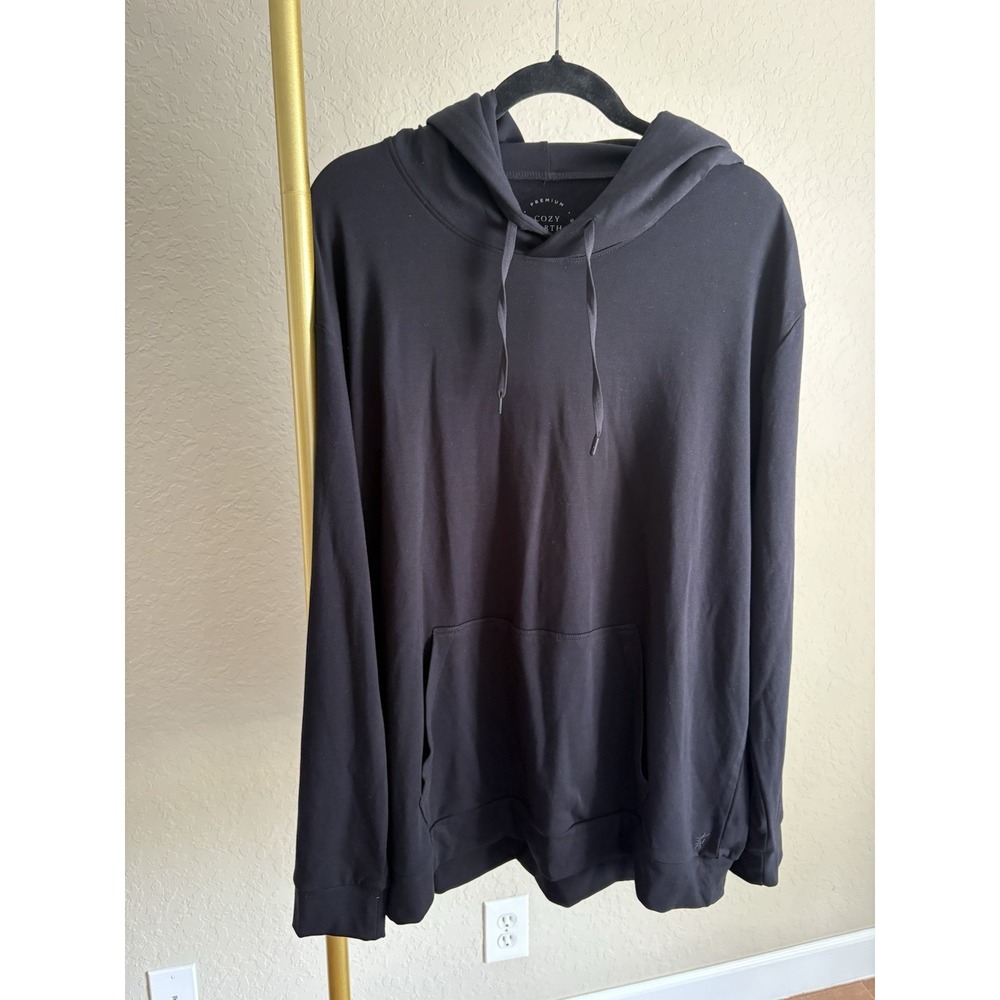 Cozy Earth Men's Bamboo Hoodie Size XL Granola Quiet Luxury Athleisure Capsule